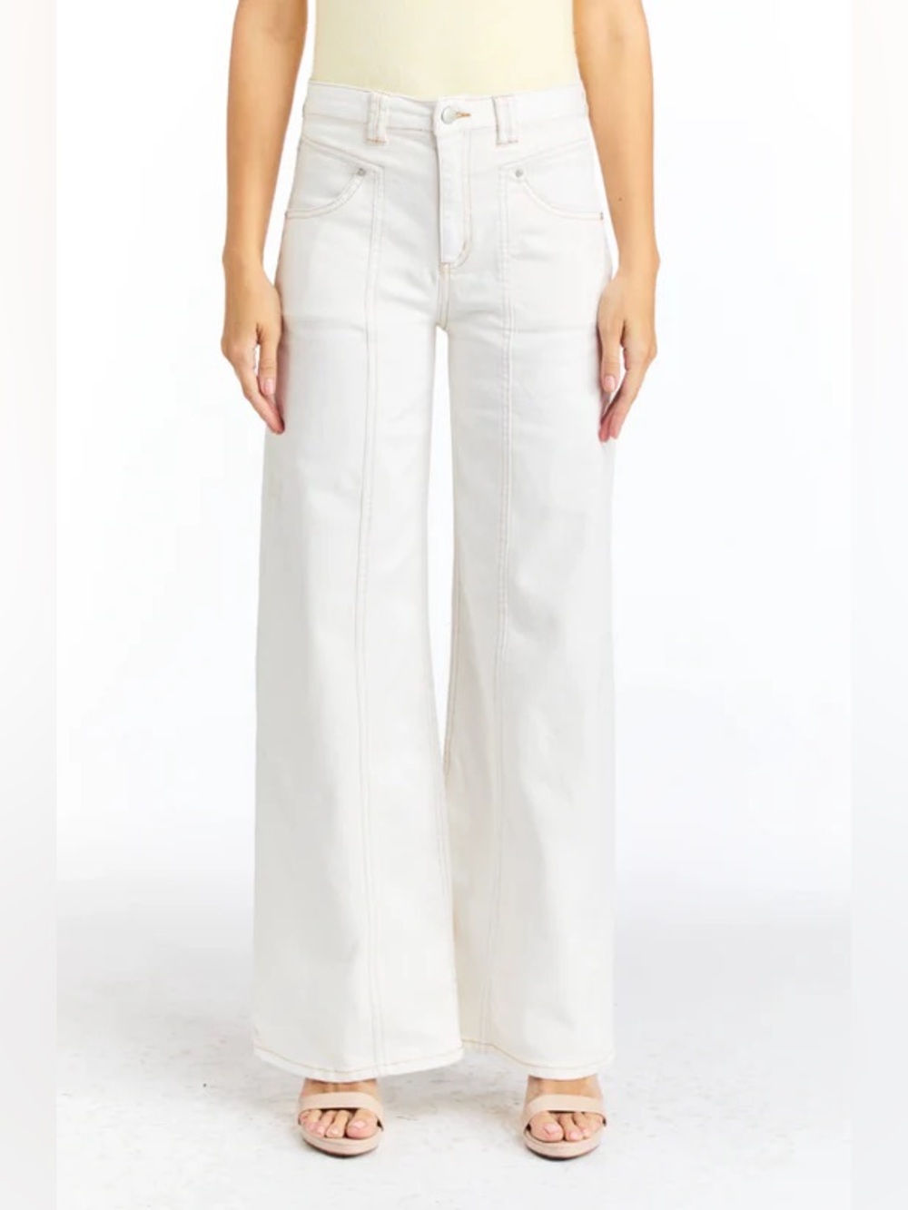 Maeve x Anthropologie Wide-Leg High Rise Jeans size 32